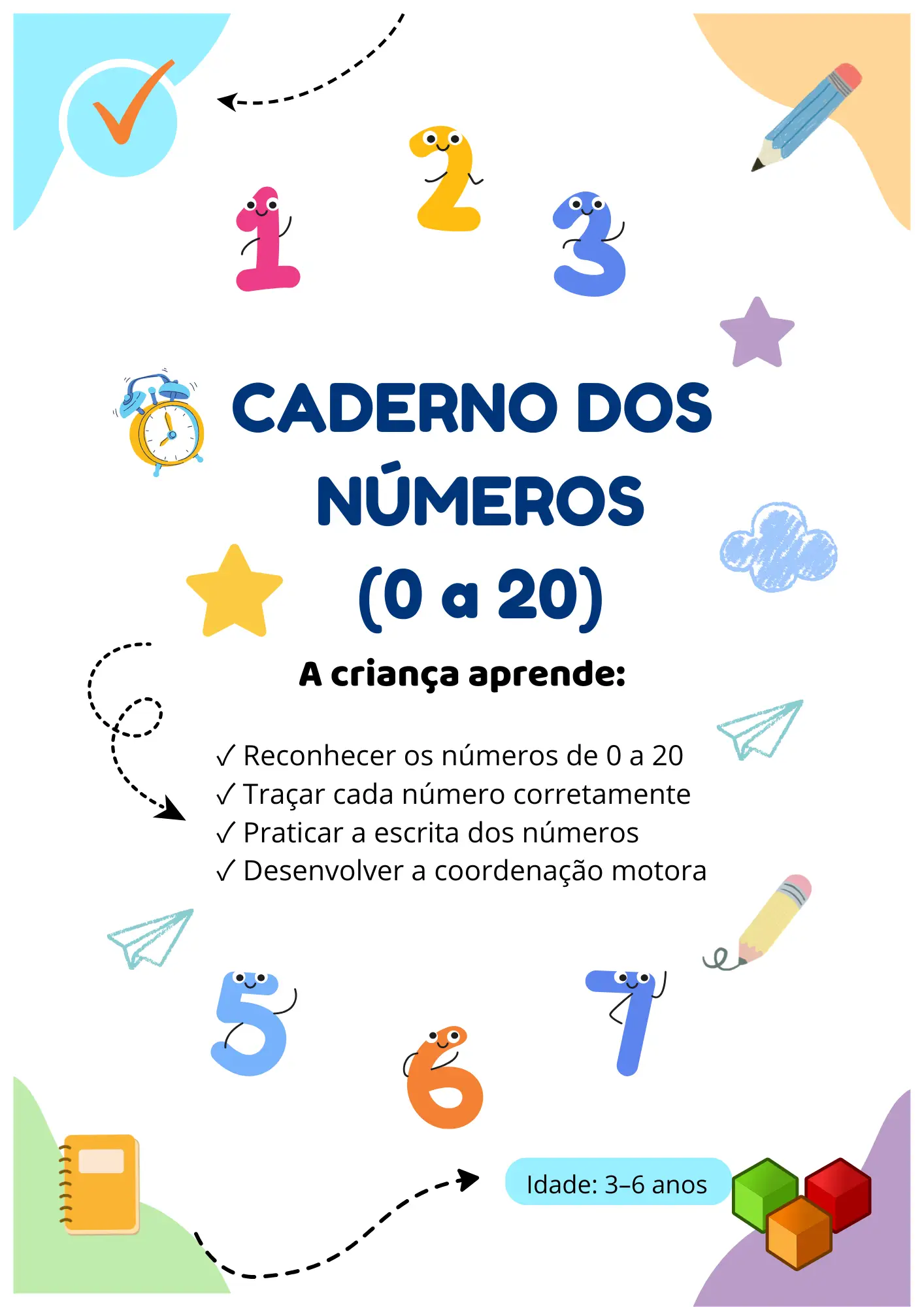 caderno dos numeros