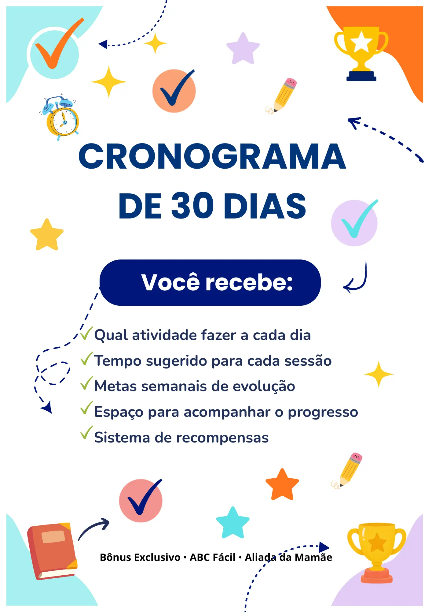 cronograma de alfabetização